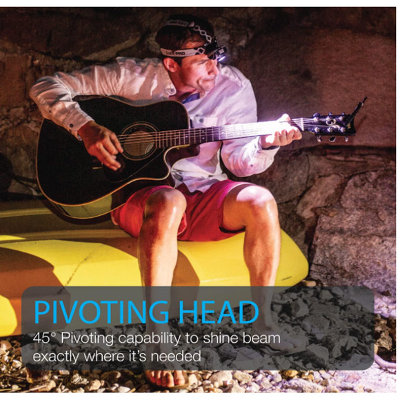 LUXPRO LP345V2 Headlamp 303 Lumens Multi-Color Extended Run Time - Picture 6 of 9